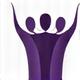 Connected people icon representing community